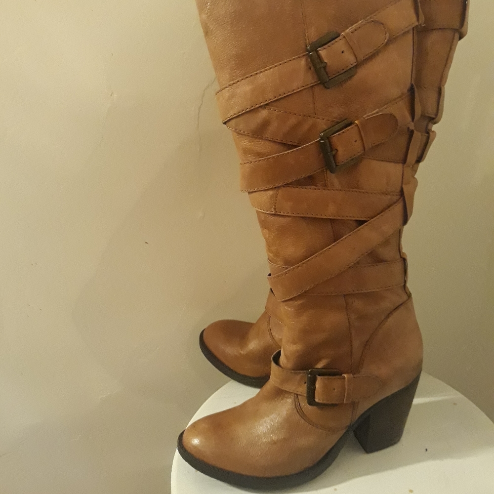 Vintage knee boots